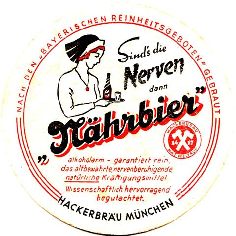 mnchen m-by hacker ha rund 2b (215-nhrbier-schwarzrot)